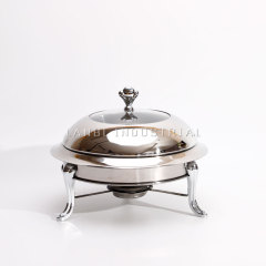 28cm Luxury Golden And Sliver Banquet Stainless Steel Food Warmer Used Chafing Dishes Buffet Set for catering