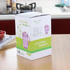 5 PCS Wholesale Plastic Kettle Daily Use Tea Cup  Coffee  Set PP Cup Violet Yellow White WaterJug
