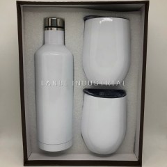 European And American Stock 500ML Wine Bottle Gift Set 304 Stainless Steel  Eggshell Champagne Thermos