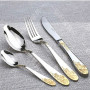Amazon Top Selling Source Factory Outlet Quality Stainless Steel Gold 72 Piece Set