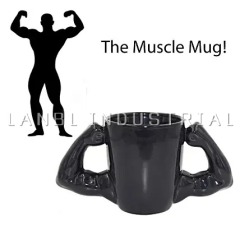3D Ceramics Father's Day Gift 11OZ  Muscle mug small quantity  custom design coffee mug