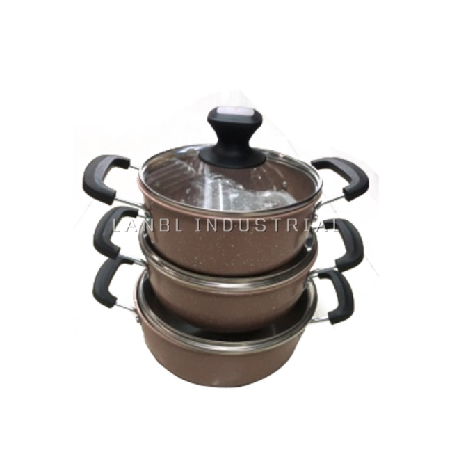 Wholesale Pot Non Stick Scrub Pot Die Cast Aluminum Cookware Sets Home Kitchen Cookware Set