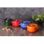 Hot Sale Classic Round Cast Iron Enamel Tiffin Pot Saucepan Cookware 24cm Suitable for Induction Cooker Electric Stove