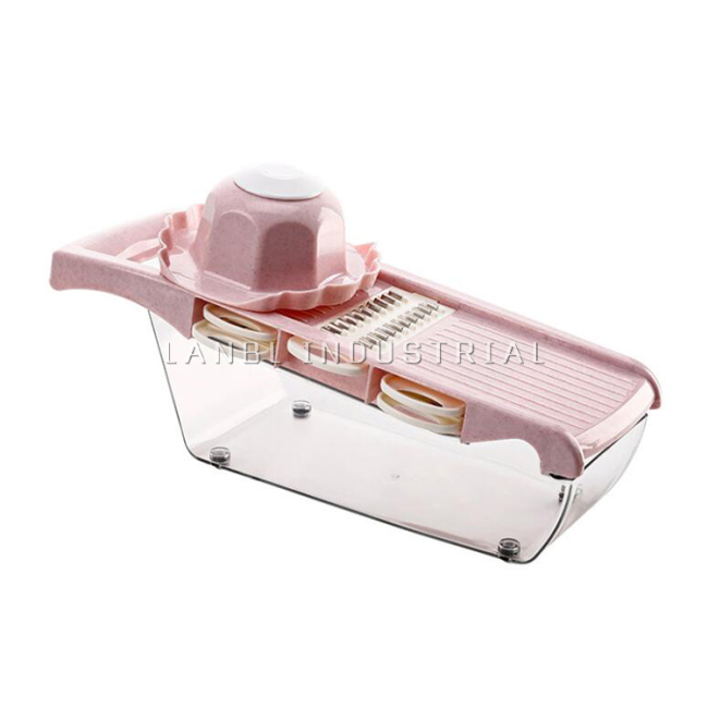 Hot Sale Kitchen  Zester Vegetables Cutter  Stainless Steel Cheese Pink Box Grater