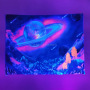 Wholesale Psychedelic Print Black Light Wall Decoration Fashion Items Luminous Tapestry