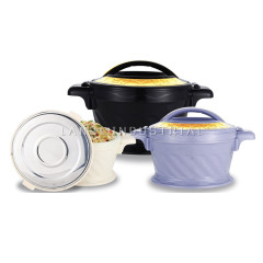 High Quality 3 Pcs/set Thermos Stainless Steel Insulated Hot Pot Food Warmer Container Bowl Lunch Box Set