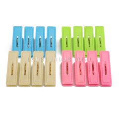 Customized Plastic PP 16Pcs/Pack Clothes Pegs Clip Hanging Laundry Hanger