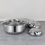 Double Wall  Stainless Steel Indian Insulated Hot Pot Casserole Vacuum Hot Pot Food Warmer Container