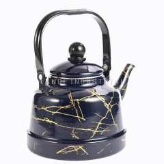 Steel Handle Ancient Bell Tea Coffee Water Kettles Ear of Wheat Marble Many Patterns And Colours Available