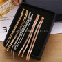2020 Fashion Rose Gold Long Chain Attractive Gold Wire Design Earring for Girls