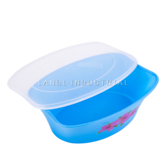 Customized 3 Pcs Set Plastic Storage Lunch Box Food Container