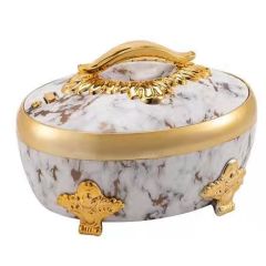 2021 New Color White Marble/Chinese Style Stainless Steel Luxury Insulated Casserole Food Serving Hot Pot Food Warmer 6L