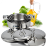New Design 4 Pcs/Set Colorful Stainless Steel Hot Pot Cookware Sets Kitchen Accessories
