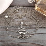 Fashionable Alloy Rhinestone Foot Chain Pearl Shell Jewelry Ankle Bracelet for Women & Girls