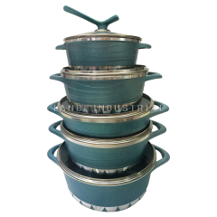 Top Material Aluminum Cooking Pots Non Stick Cookware Set Casserole Grind Arenaceous Cookers Sets