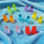 2020 Wholesale Acrylic Jewelry Cute Design Candy Color Animal Stud Earrings for Girls