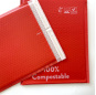 Black Padded Envelope Biodegradable Rose Gold Metallic Mailer Compostable Bubble Bag