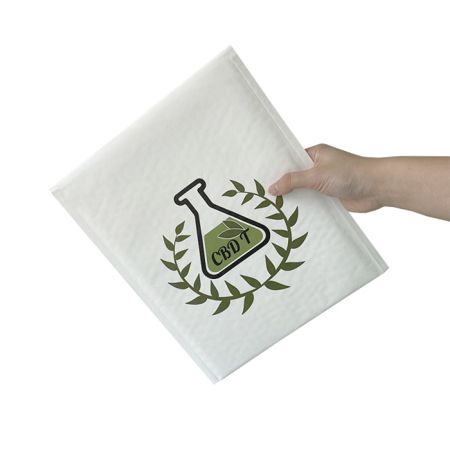 Custom Logo Pla Home Compost Shipping Mailing Packaging Eco Friendly  Biodegradable Recycle Bubble Mailer Padded Envelopes