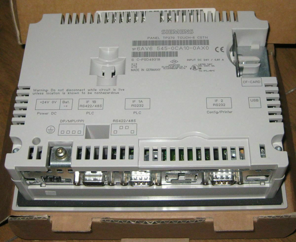 Brand New Original Packing Good Price Siemens Simatic HMI Touch Panel TP270 6