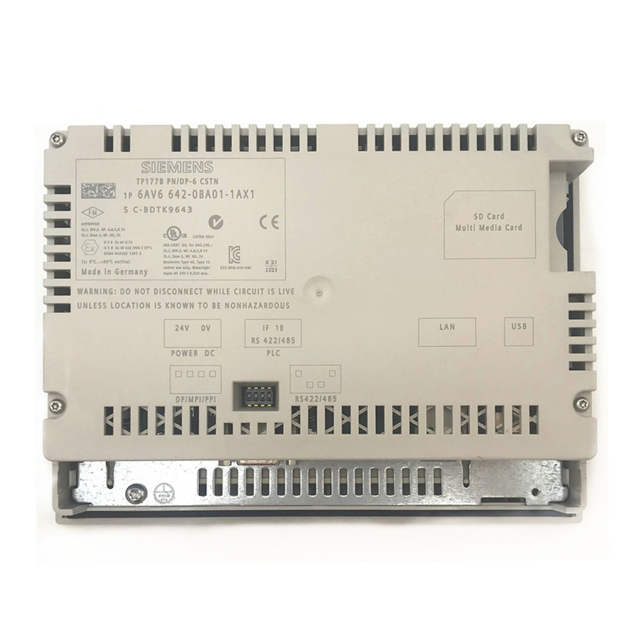 Brand New Original Packing LCD Display Siemens PLC HMI Touch Panel Groupe TP177B 6AV6642-0BA01-1AX1 6AV6 642-0BA01-1AX1