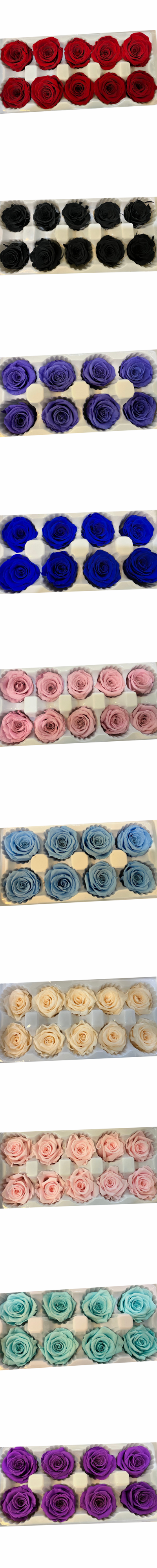 Preserved Blue Roses