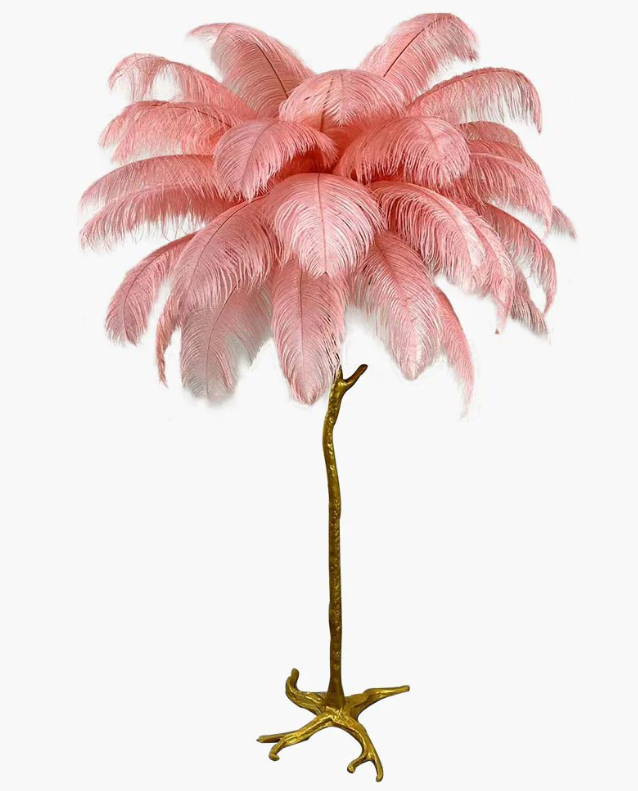 feather lamp