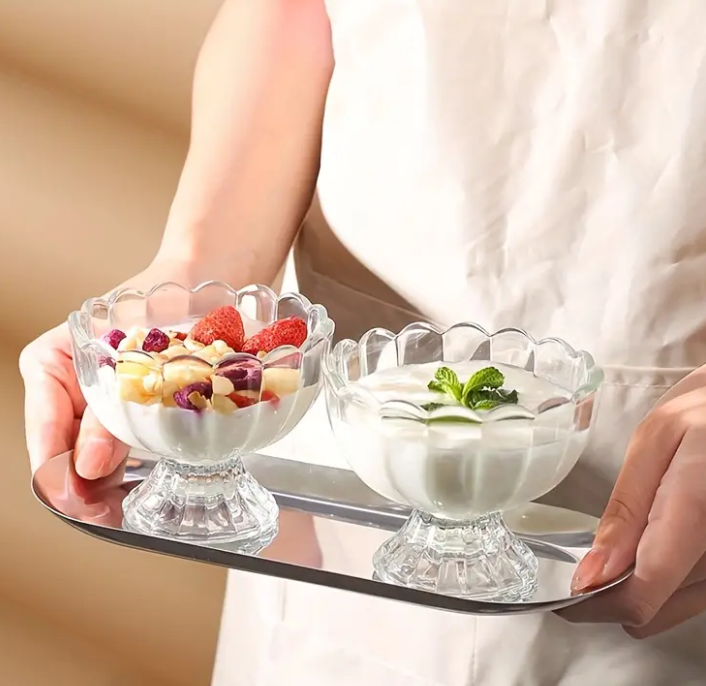 Ice Cream Cups Glass