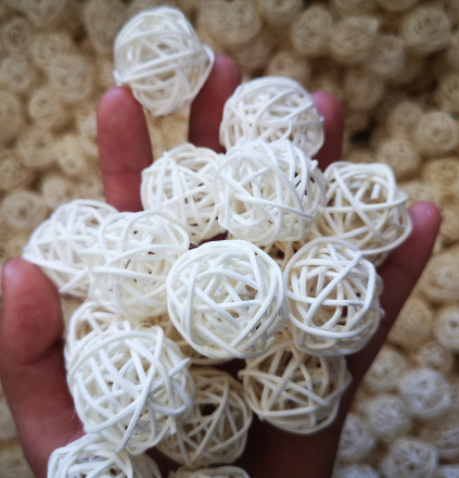 wicker balls