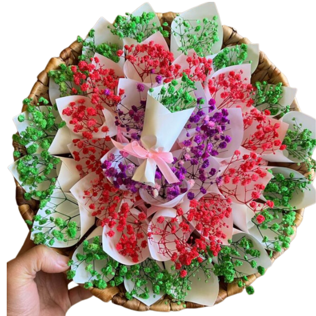 Mini Dried Flower Bouquet 