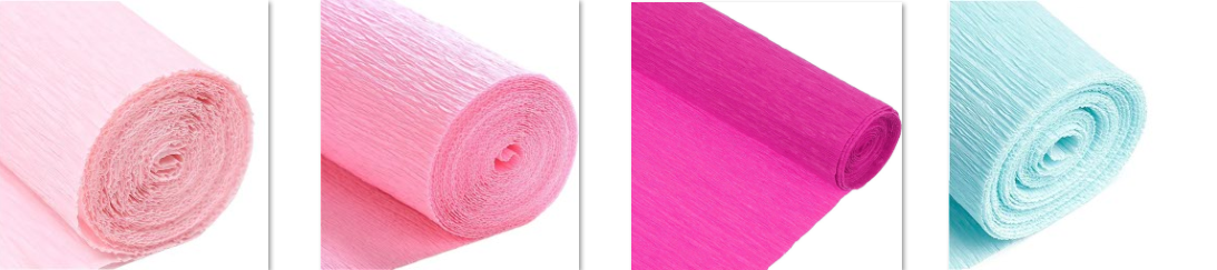 Hot Pink Crepe Paper