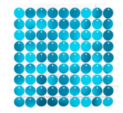 Shimmer wall sequins