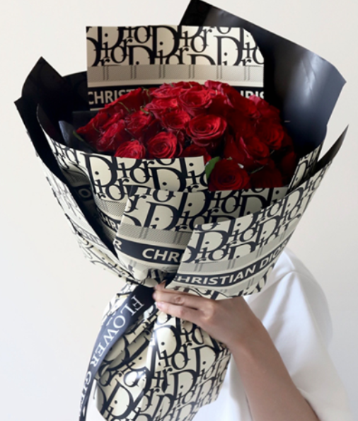 DIOR FLOWER WRAPPING PAPER