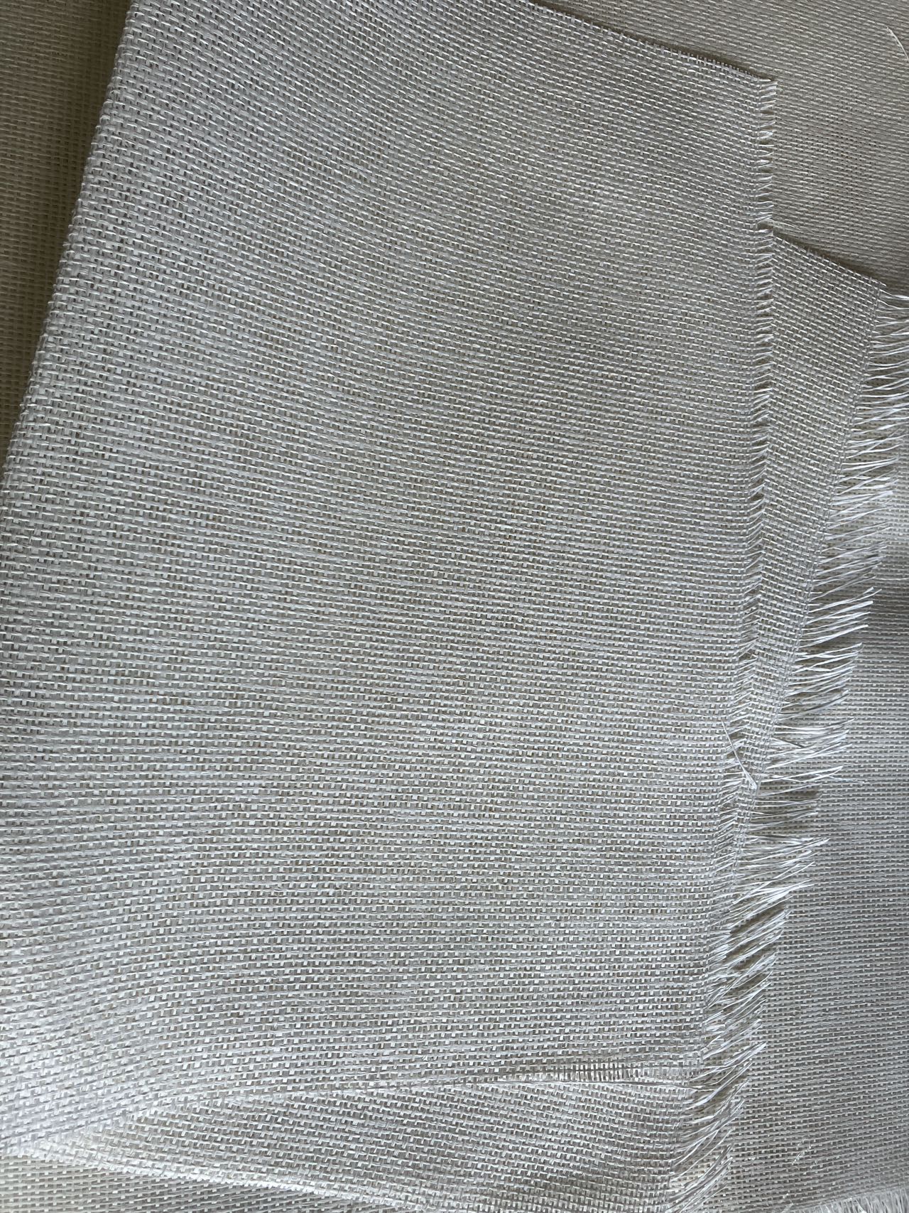Faux Linen Mesh Sheet Pink Lattice