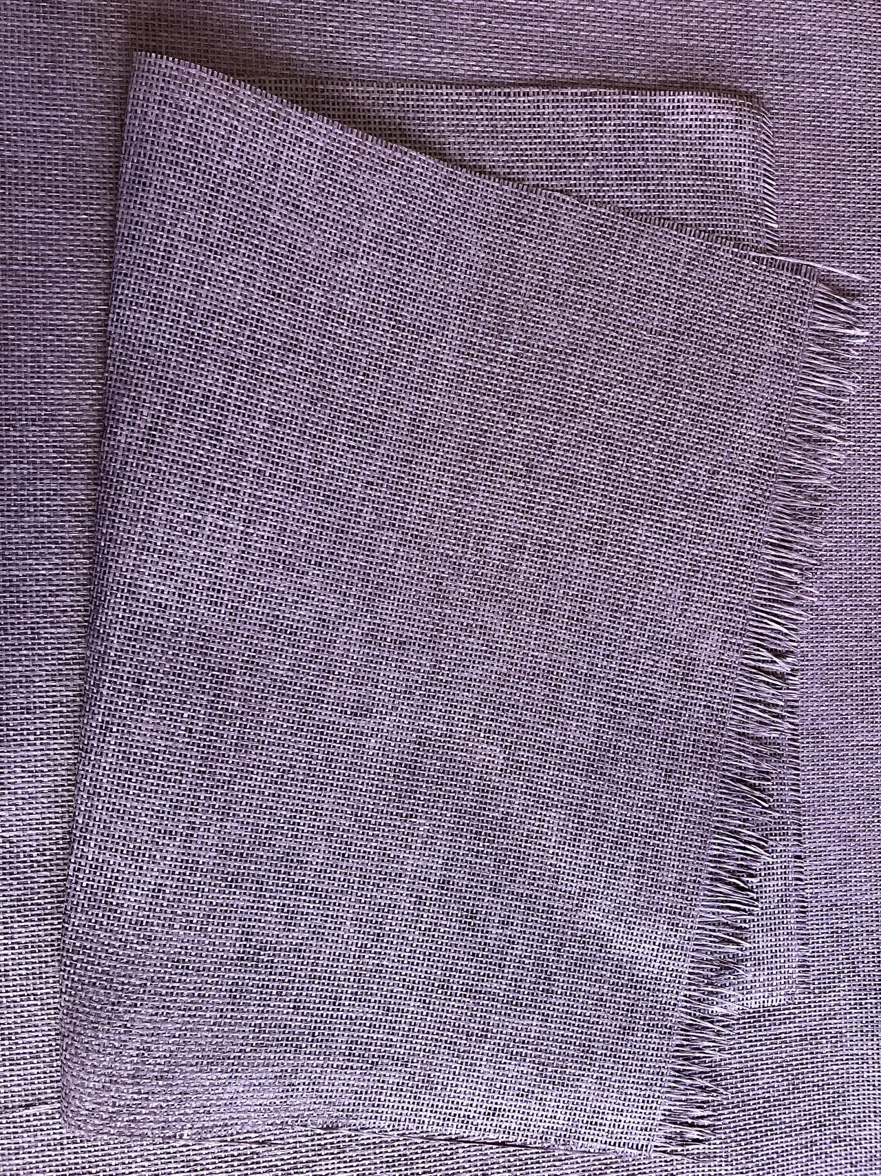 Faux Linen Mesh Sheet Pink