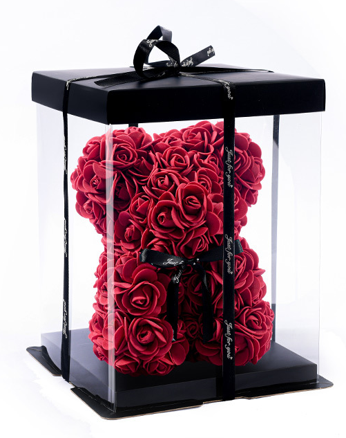 Rose Bear Burgundy