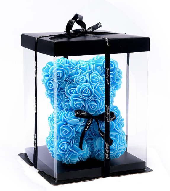Rose Bear Blue