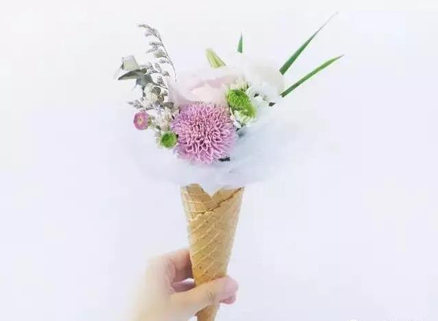 Ice Cream Bouquet wrapping