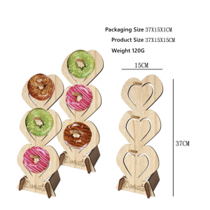 Donut Holder | Wooden Cake Display Craft