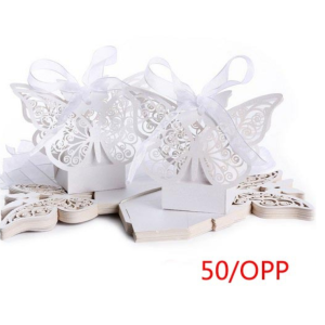 Candy & Chocolate Gift Box With Colorful Butterfly Designs