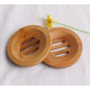 Round Biodegradable Bamboo Soap Base