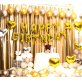 Birthday Balloon Set Gold And Silver