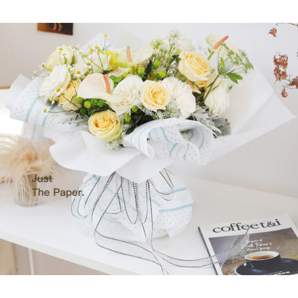 Flowers Bouquet Wrap Valentines Day Gift Package Florist Wrapping Paper  Flower Waterproof Valentine Bouquet From Indoor_outdoor, $11.16