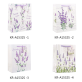 White Cardboard Gift Bag Lavender Designs Pack 100
