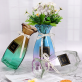 Colored Glass Vase For Flowers Art Gift Decoration