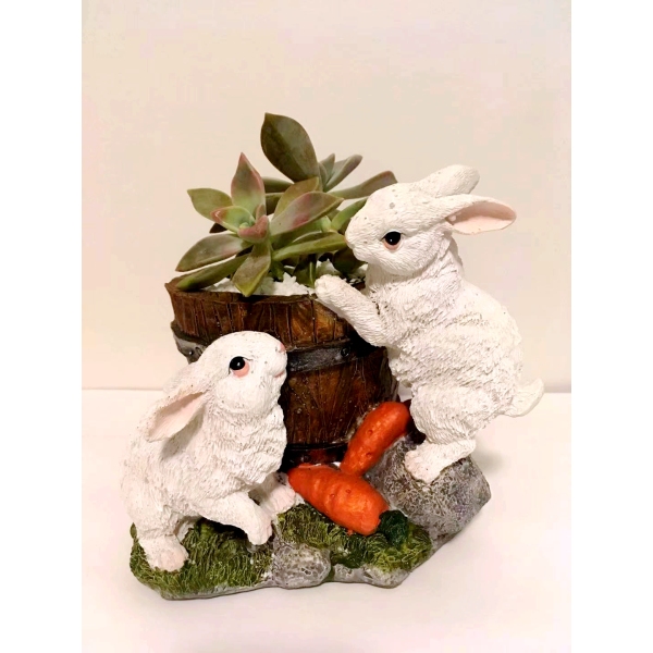 Easter Bunny Flower Pot Easter Bunny Flower Pot