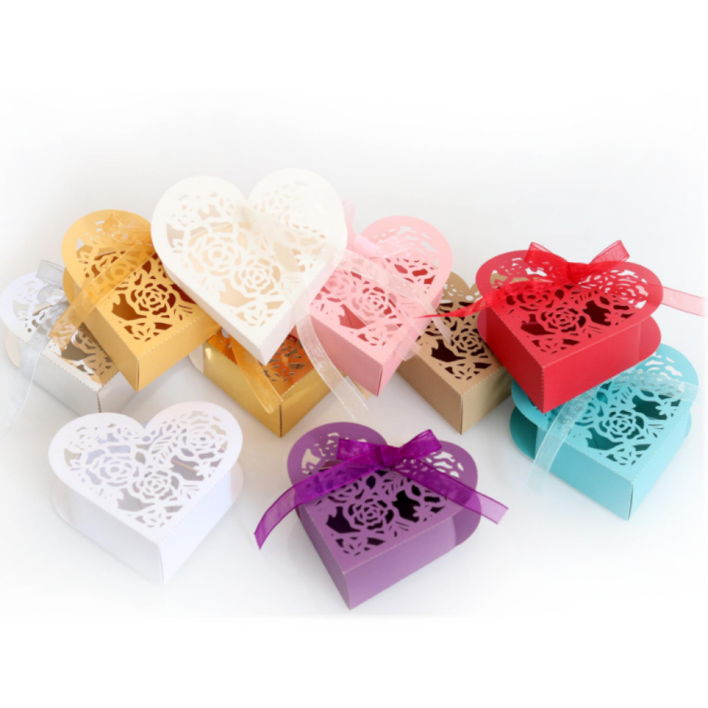 Rose Laser Cut Candy Ferrero Chocolate & Candy Gift Box