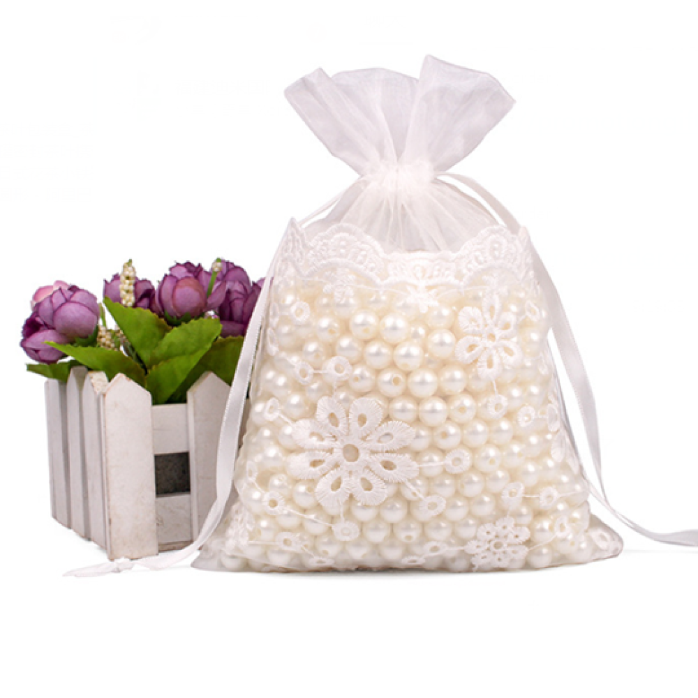 Organza Embroidery Gift Bags For Gift Packaging