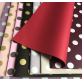 Silky Smooth Waterproof Double-faced Tone Flower Wrapping Sheets Dotted Design Pack 20