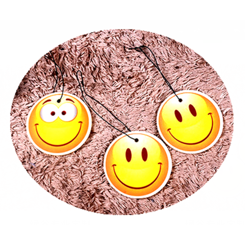  Happy Face Emoji | Paper Car Air Freshener