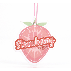 Personalised Air Freshener | Strawberry Customized Logo